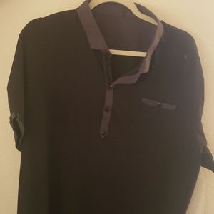 Mens Black Lululemon Polo